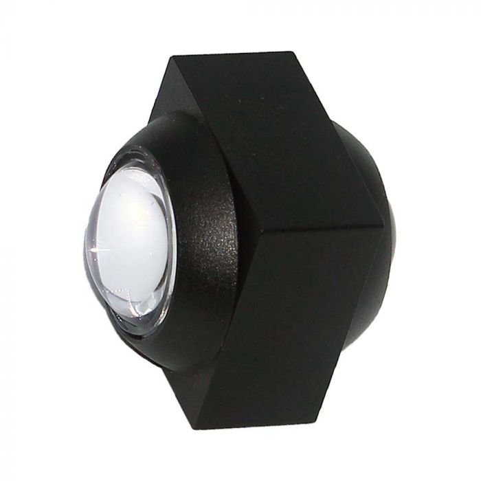 23028-p1_1 2W LED Lumină de Perete Sus Jos 3000K Corp Negru IP54 - Image 1