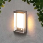 1W Lampă de Perete 3000K Gri IP54