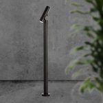 2x2.6W Stalp de Gradină cu două Direcții (129x159x1000mm) 4000K Corp Negru IP44