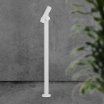 2x2.6W Stalp de Gradină cu două Direcții (129x159x1000mm) 4000K Corp Alb IP44
