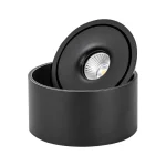 28W LED COB Downlight Aplicat 3 in 1 Corp Negru