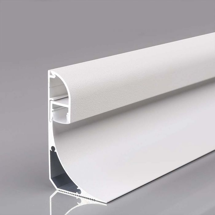 23180-p1 Profil Bandă LED cu Dispersor Aluminu 2000*60*36mm Silver Body - Image 1