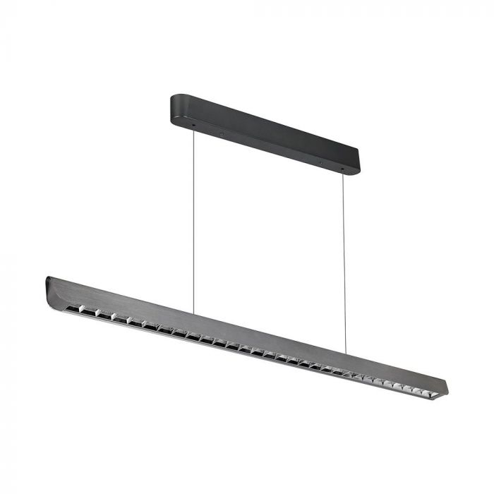 23343-p1 36W LED Lampă Lineară Suspendată cu Lentile CCT: 3in1 Corp Gri - Image 1