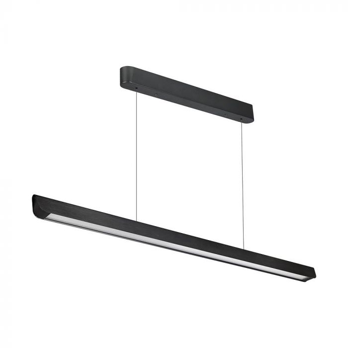 23345-p1 36W LED Lampă Lineară Suspendată cu Difuzor de Lumină -CCT: 3in1 Corp Negru - Image 1