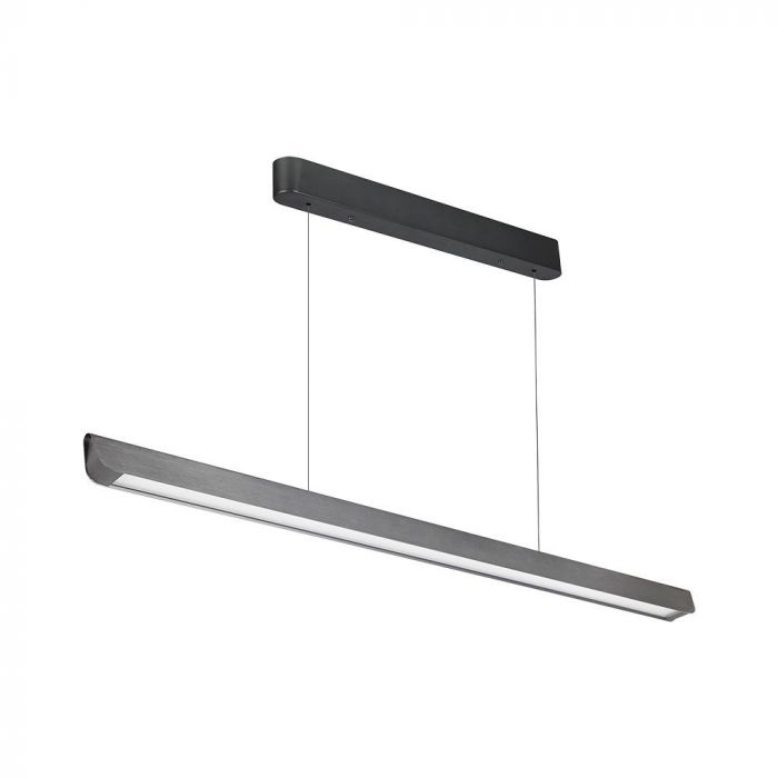 23347-p1 36W LED Lampă Lineară Suspendată cu Difuzor de Lumină-CCT: 3in1 Corp Gri - Image 1