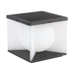8W LED Lampă de Grădină Solară (2305A-305A-305mm) 3000K , Corp Alb