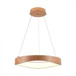 25W Pendul LED Designer Lemn 3000K D500