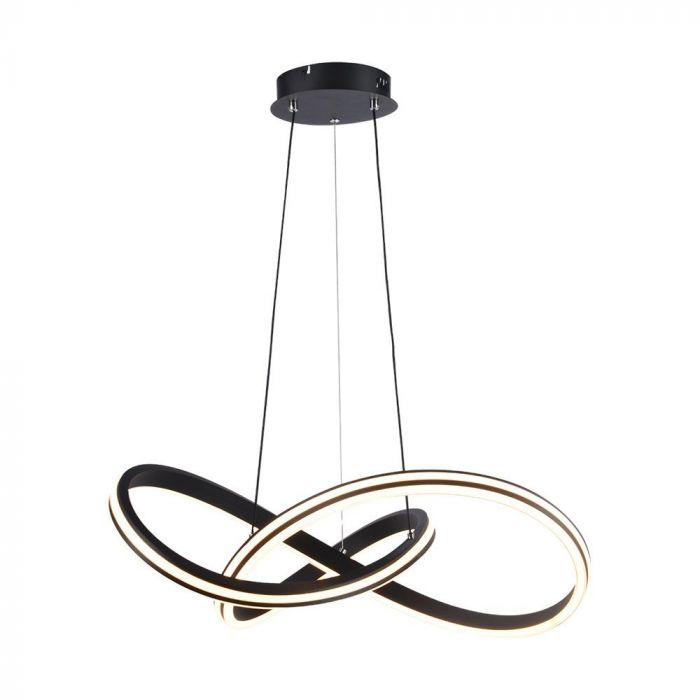23373-p1 40W Pendul LED Designer Corp Negru D600 3 in 1 - Image 1
