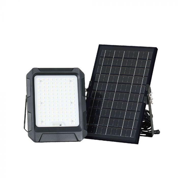 23438-p1 10W LED Proiector Solar cu Baterie 3.7V 8Ah - Image 1