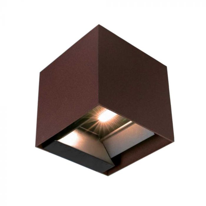 23824-p1 9W LED Lumină de Perete Solară Baterie 3.7V 3 in 1 Corten IP65 - Image 1
