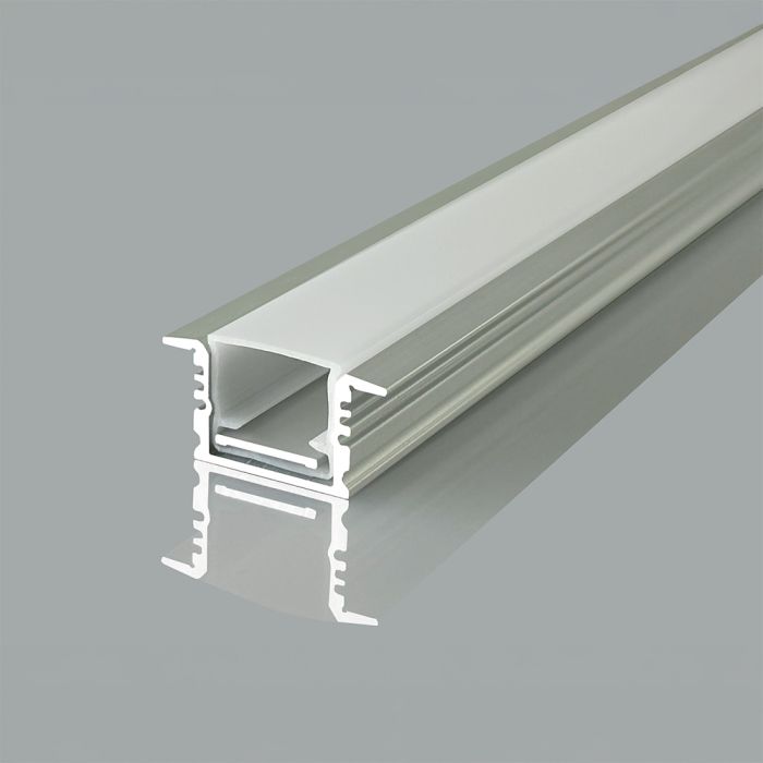 24105-p1 Profil pentru Bandă LED Pentru Pardoseală Încastrat 2000*17*14mm - Image 1