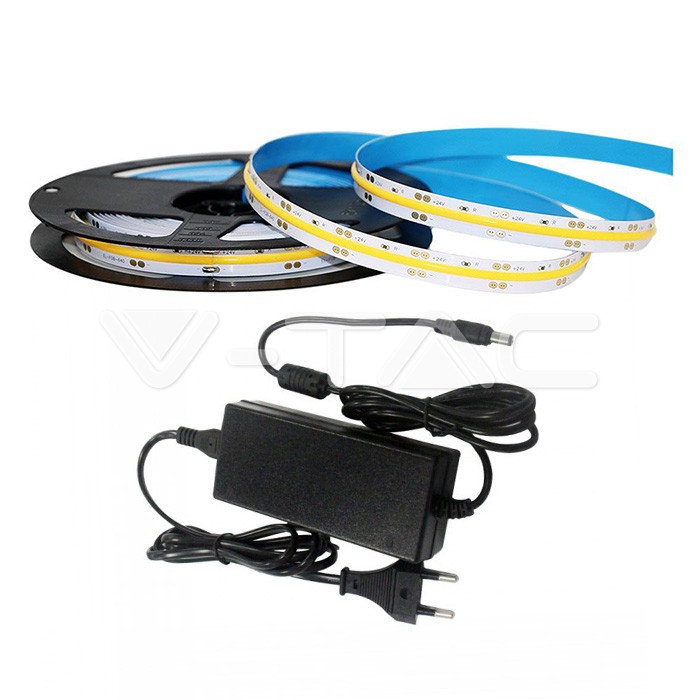 2679 Bandă LED COB Set IP20 24V 3000K 512 LEDs 12W/m /2649 + 3272/ - Image 1