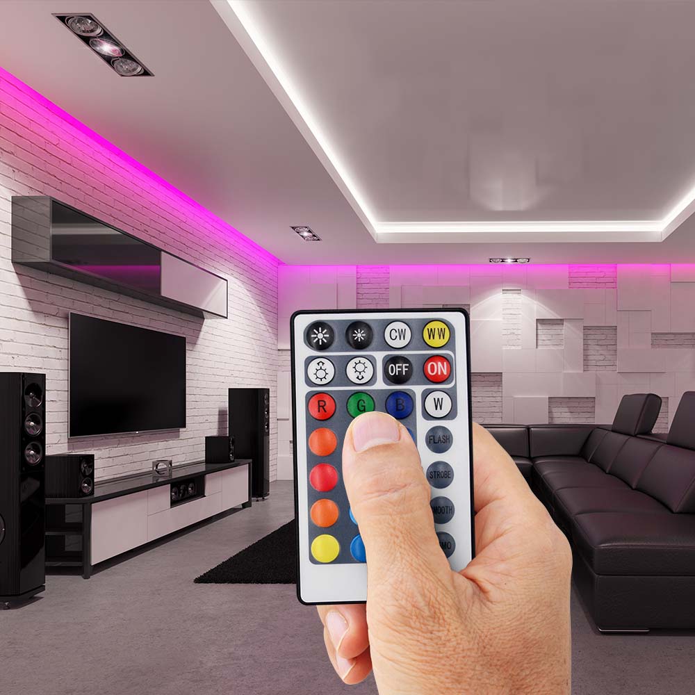 2900-2 Controller Wifi cu Telecomandă 3 in 1+RGB 28 Butoane - Image 1