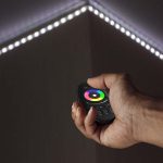 Telecomanda Touch Controller RGB + W-Black