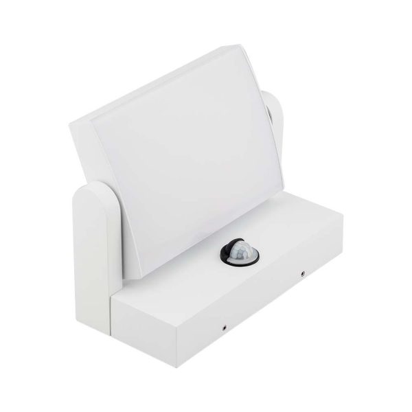 17W LED Lumină de Perete cu Senzor Corp Alb 4000K IP65