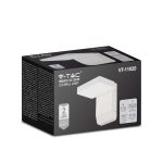 17W LED Lumină de Perete Corp Alb Pătrat 4000K IP65