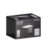 17W LED Lumină de Perete Corp Negru Pătrat 4000K IP65