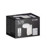 17W LED Lumină de Perete Corp Alb Rotund 4000K IP65