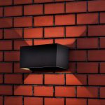 24W LED Lumină de Perete Corp Gri 4000K IP65