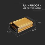 Sursă LED 150W 12V IP45 din Metal Rezistentă la Ploaie