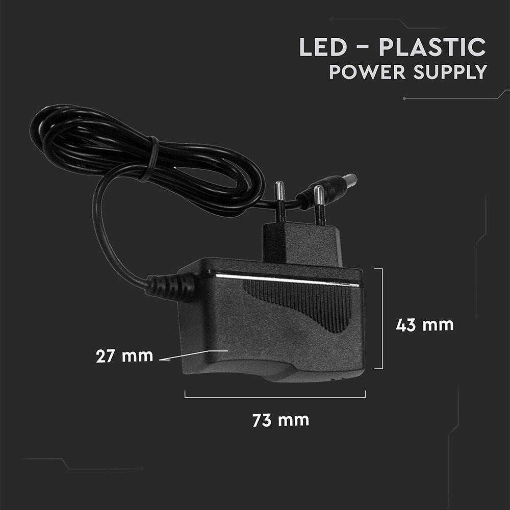 3237-2 Sursă LED 18W 12V 1.5A Plastic IP44 - Image 1