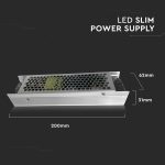 Sursă bandă LED 150W 12V 12.5A Metal Slim