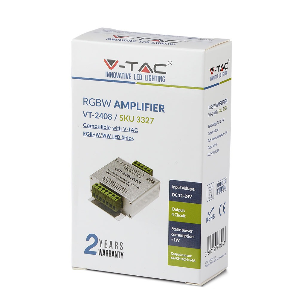3327-2 RGB+W Amplificator /pentru Bandă LED 2159/ - Image 1