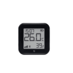 Shelly H&T Gen3, Senzor Smart Temperatură și Umiditate Wi-Fi cu Display E-Ink, Negru