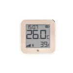 Shelly H&T Gen3, Senzor Smart Temperatură și Umiditate Wi-Fi cu Display E-Ink, Mocha