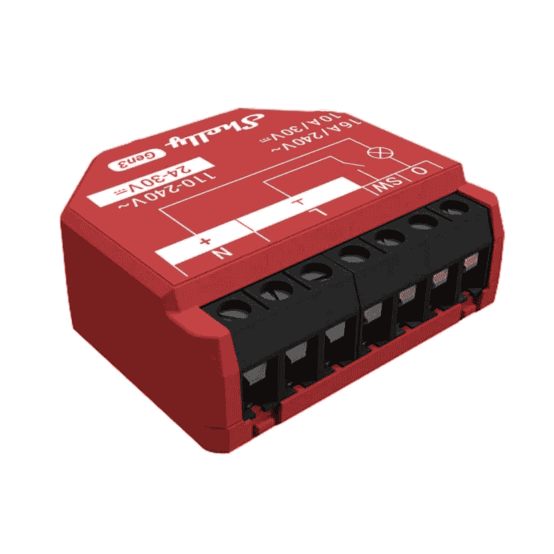 3800235261798 Shelly 1PM Gen3, Releu Smart cu Monitorizare Consum, 16A - Image 1