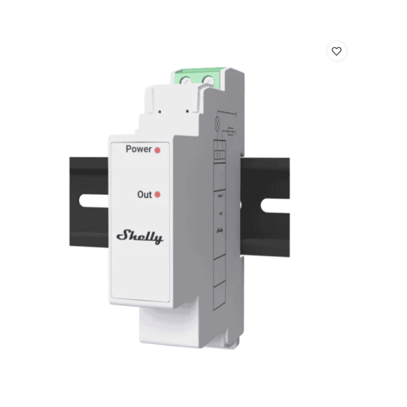 3800235268131-1-1 Shelly Pro 3EM Switch Add-On, Modul Control Contactor - Image 1