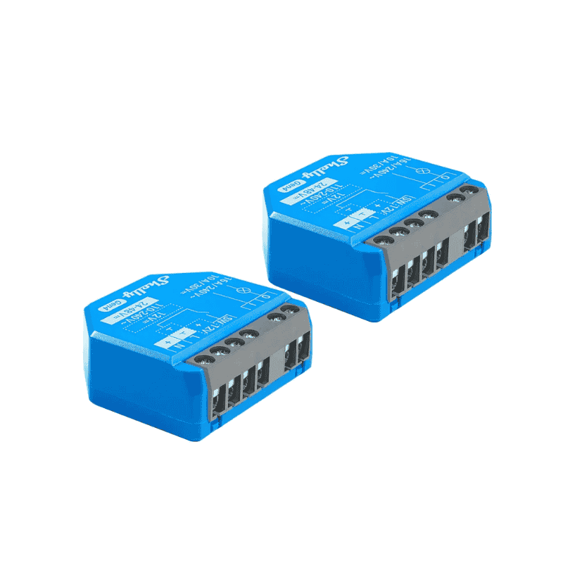 3800238070694 Shelly 1 Gen4, Set 2 Relee Smart Wi-Fi cu Contact Uscat, 16A - Image 1