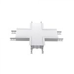 16W Conector Inferior în X Argintiu 4000K