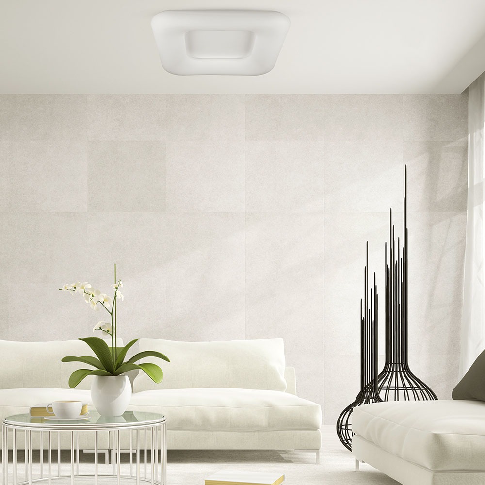 3973-2 Pendulă Dublă 80W 3000K Dimabilă Triac Albă - Image 1