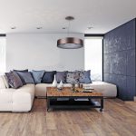 20W Pendul LED Lumină Slabă Dimabil Cafeniu 3000K