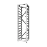 Rack High Voltage 3U-HRACK 19" pentru 13 module, Deye