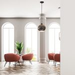 Pendulă soclu E27 Sticlă 3D Glass 250mm