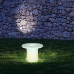 Masă de Cafea LED RGB D70*54CM