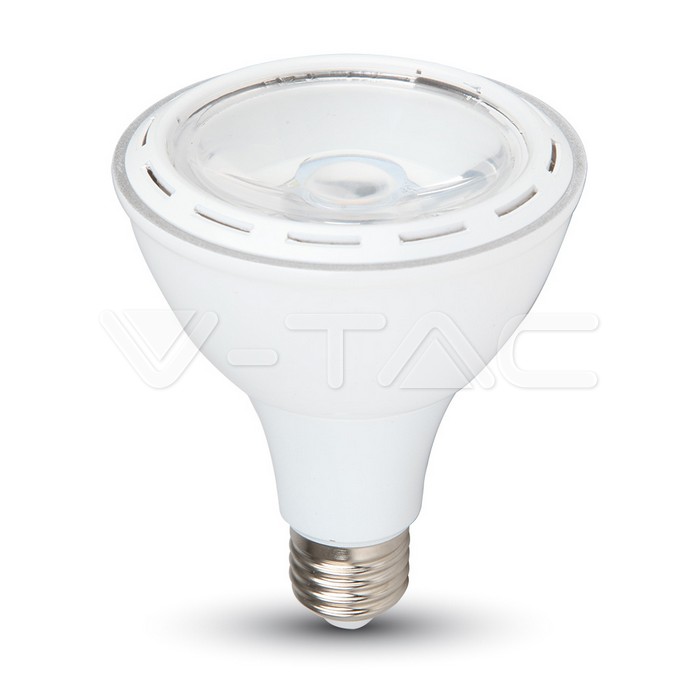 4268 Bec LED 12W PAR30 E27, Alb rece - Image 1