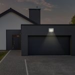 20W LED Proiector senzor Cip SAMSUNG funcție de decuplare Corp Alb 4000K