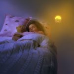 Lumină de noapte LED USB rotundă 3000K