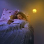 Lumină de noapte LED USB pătrată 3000K