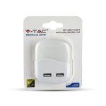 Lumină de noapte LED USB pătrată 4000K