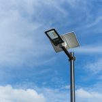 Lampă Stradală LED 50W Încarcare Solară 4000K