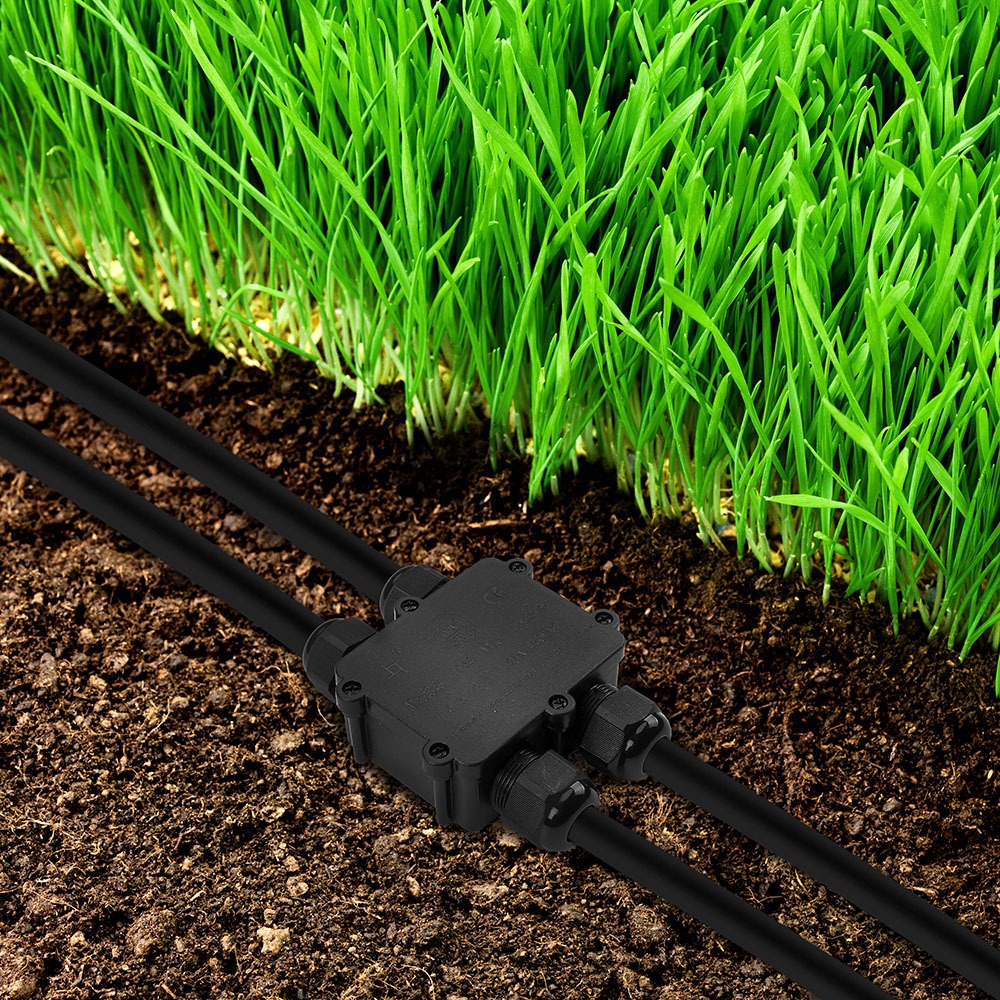 5982-2 Accesoriu conexiuni impermeabil Negru 4 pini 8-12mm IP68 - Image 1