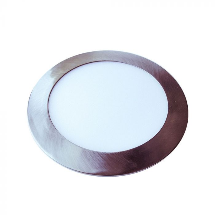 6356-p1_83 24W Panou LED Subţire Satin Nickel Rotund Alb natural - Image 1
