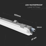 Lampă Waterproof LED 120cm 1x18W 6400K