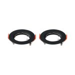 Suport GU10 Rotund Negru