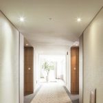 Suport GU10 Rotund Ramă Albă cu Reflector Chrome