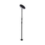 8W LED Lumină Solară de Grădină Albă și Corp Negru 4000K